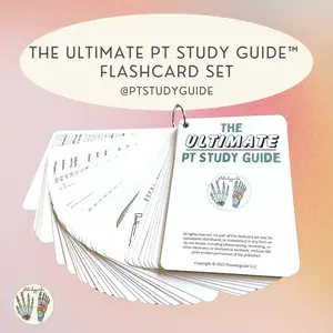 The Ultimate PT Study Guide Hard Copy Set - Ace Your Physical Therapy Exams