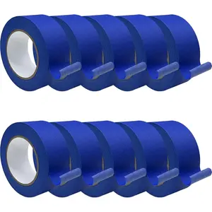 Premium Painter's Tape - 10 Rolls Blue Multi-Surface Painters Tape for Indoor & Outdoor Use, Easy Removal, 1.88in x 60.1yds
