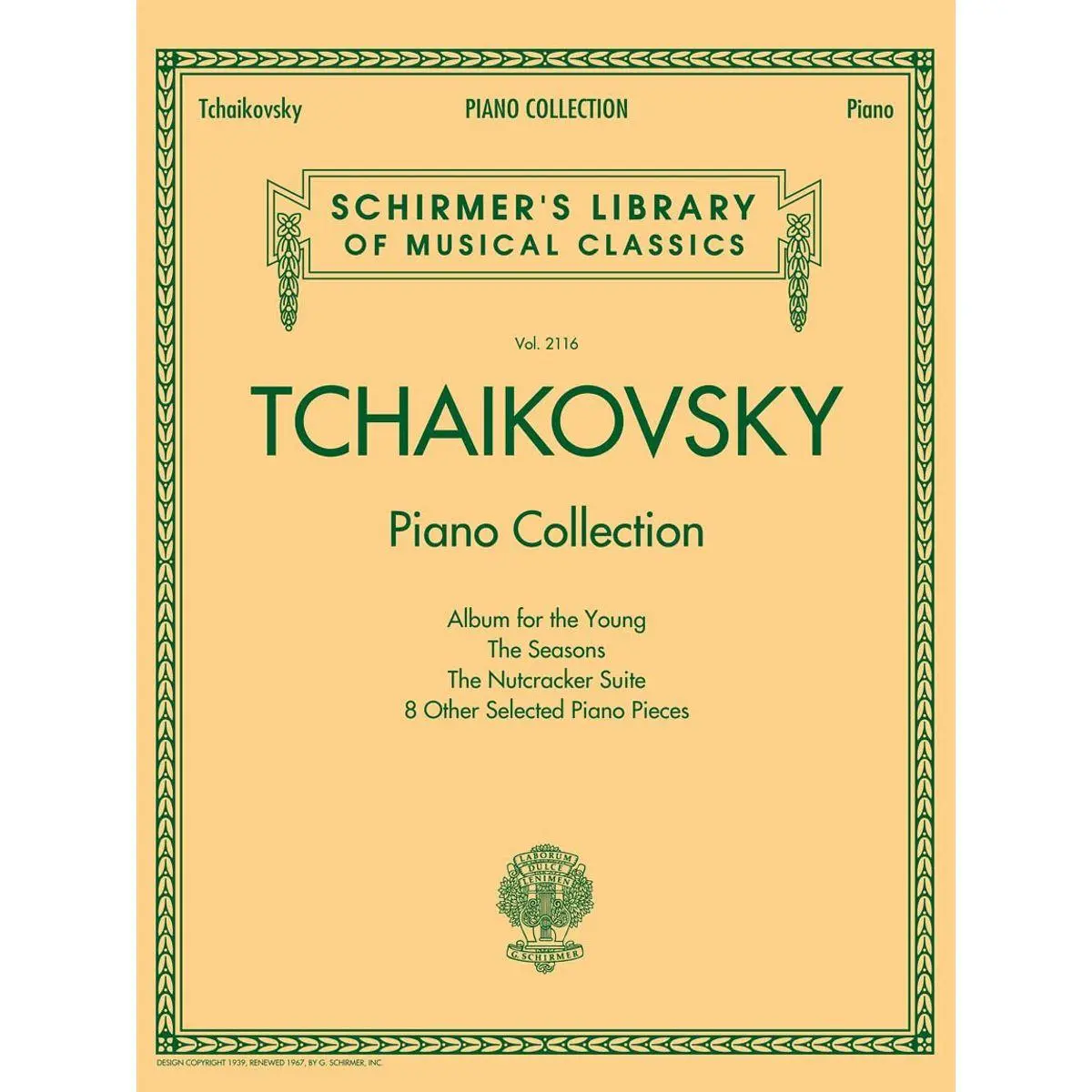 Tchaikovsky – Piano Collection | Schirmer Library of Classics Vol