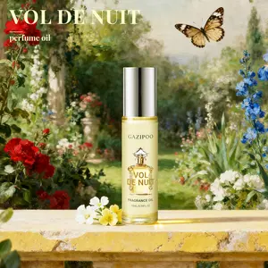 Gazipoo Romantic Midnight Flight Perfume Oil, Blossom Jasmine Woody Fragrance, Alcohol-Free Portable Scent, Ideal for Students and Women