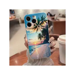 Suitable For IPhone17/IPhone17 Air/IPhone17 Pro/IPhone17 Pro Max/16 Pro Max/15 Pro Max/14 Pro Max/13 Pro Max/12 Pro Max Beach Landscape Design Pattern Phone Case