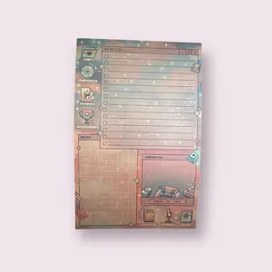 Game Time Planner Pad