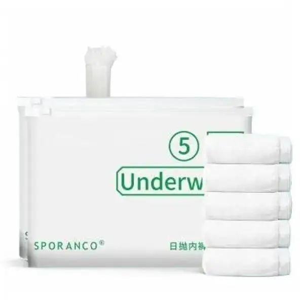 Women Disposable Underwear White Travel Panties Comfort Breathable Lightweight
