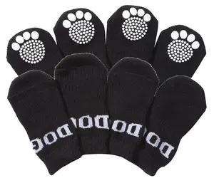 Comfortable Pet Socks with Non-Slip Rubber Soles for Dogs