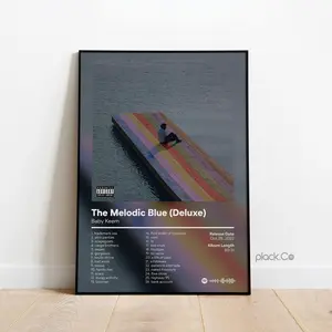 Baby Keem - The Melodic Blue Deluxe - Gift Ideas - Custom Album Poster - Hip Hop Wall Art - Custom Album Cover - Baby Keem Print - Hip Hop Artistic Decor