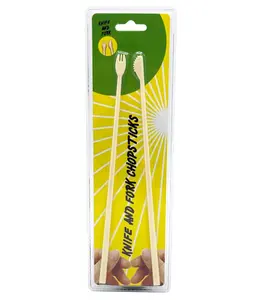 Helping Knife & Fork Chopsticks 😂 Reusable Plastic 🥢 Trick GaG Joke Novelty 🍣