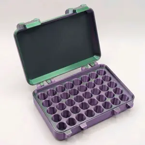 40-Slot Modular Peptide & Vial Case (3ml) - Starburst Design