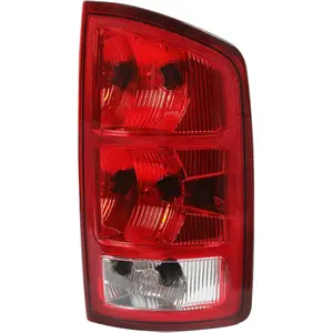 HECASA Tail Light for 02-06 Dodge Ram 1500/03-06 Ram 2500 3500 with Bulbs & Wiring Harness Replacement CH2801147 Right Passenger Side RH