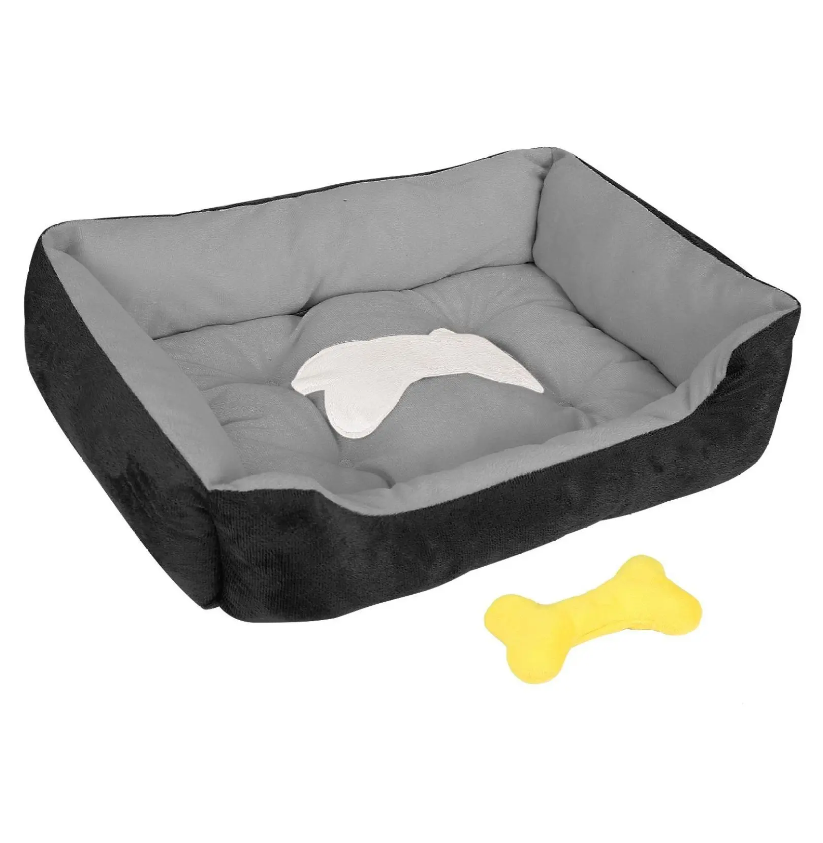 Dog Bed Soft Fleece Cozy Nest - Puppy Cat Bed Donut Cuddler - Warm Plush Sofa Bed Cushion Mat for Small Medium Large Dogs & Cats - Multiple Sizes