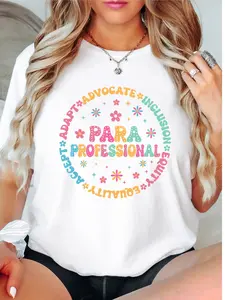 Paraprofessional T-Shirt, Para Squad Shirt, Teacher Assistant Tee, Special Education Teacher Tee, Teacher Aide Shirt, Para Gift Short Sleeve.