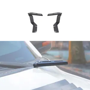 For 2009-2014 Ford F150 Raptor Front LED Light Pod Hood Ditch Mount Bracket Holder