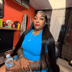 13*6 frontal 40 inch 200% density straight wig