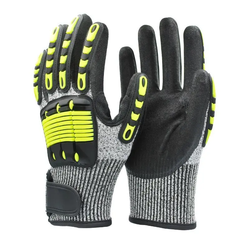 Professional Mechanical Anti-cut Gloves, Wear-resistant & Shockproof Gloves, Suitable for Oil Drilling, Mining, and Drilling Labor Safety