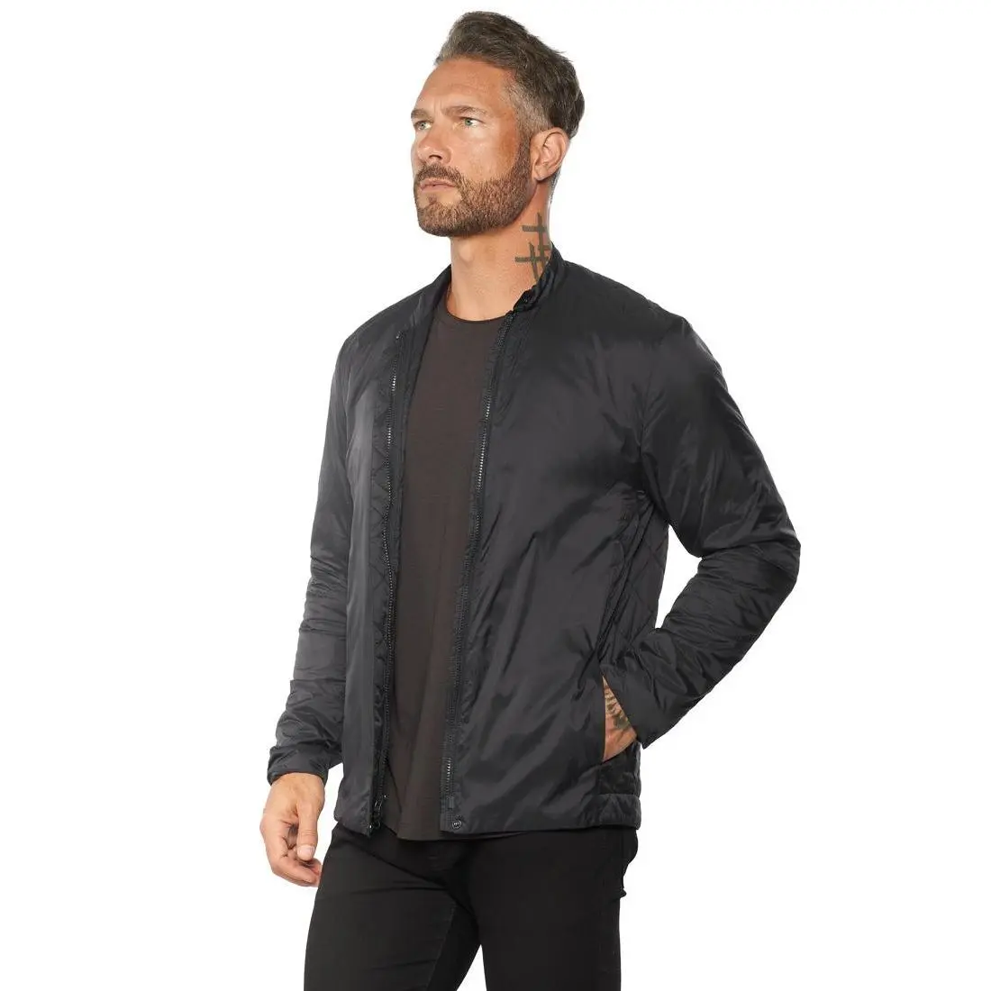 Ayden SLIM Lightweight Puffer Jacket - Shadow