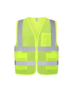 Kiwi High Visibility ANSI/ISEA 107-2020, Type R, Class 2 Dual Band Neon Safety Vest [70300]