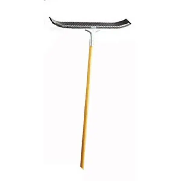 212 MAIN 36in. Wide Curved Floor Scraper Squeegee 54536 - Heavy Duty, Galvanized Steel Blade, Scraping Edge for Industrial Debris & Service Station Sludge Removal, Chemical-Resistant