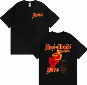 Rapper Ryan Castro Sende Album Tour 2026 Graphic T Shirt Men Women Vintage Hip Hop Pop Music T-shirts 100% Cotton Casual T-shirt AK0