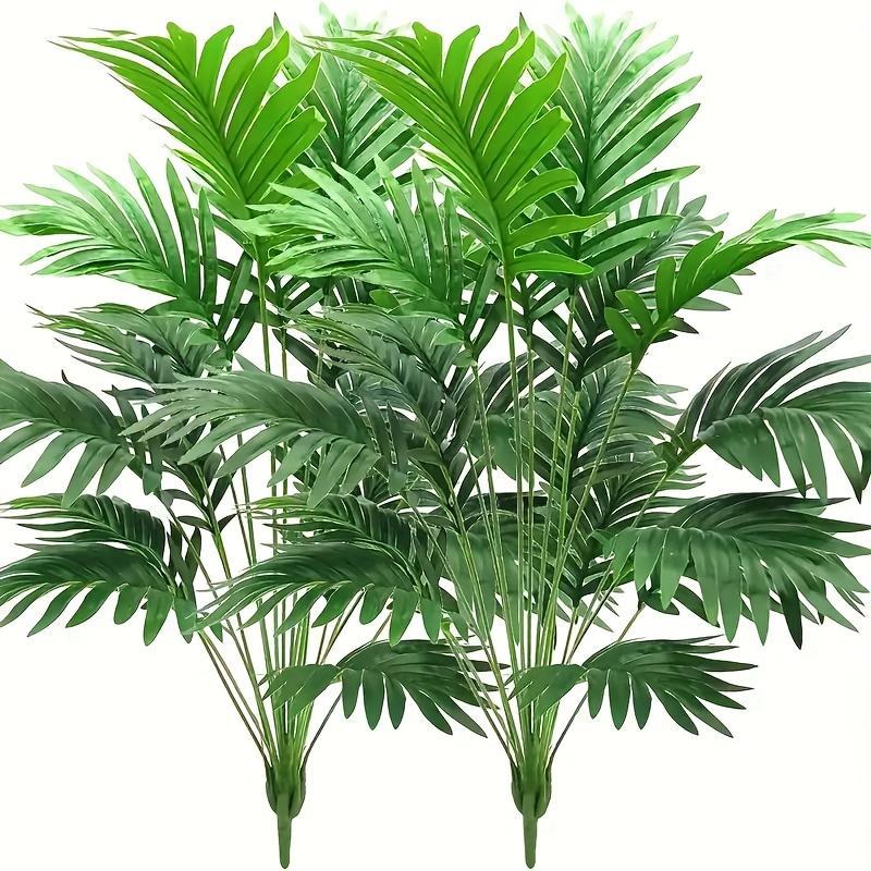 2-Pack Artificial Large Palm Trees, 2.69 Feet, Realistic Touch, Artificial Plants, Indoor Outdoor Decor, Perfect for Home Garden Office, Plastic Material