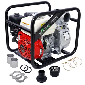 Water Pump 3" 264 Gpm ,163cc Honda GX160 Engine, 3-inch NPT coupler Stable And Portable Durable Construction Versatile Attachment Lightweight Design