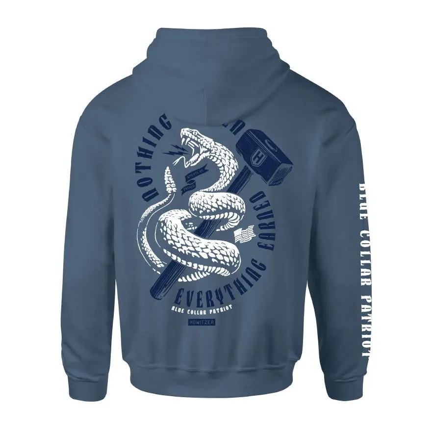 Howitzer Clothing Men's Soft Cotton Fleece Long-Sleeve Regular-Fit Pullover Hoodie, Choke Hold Design