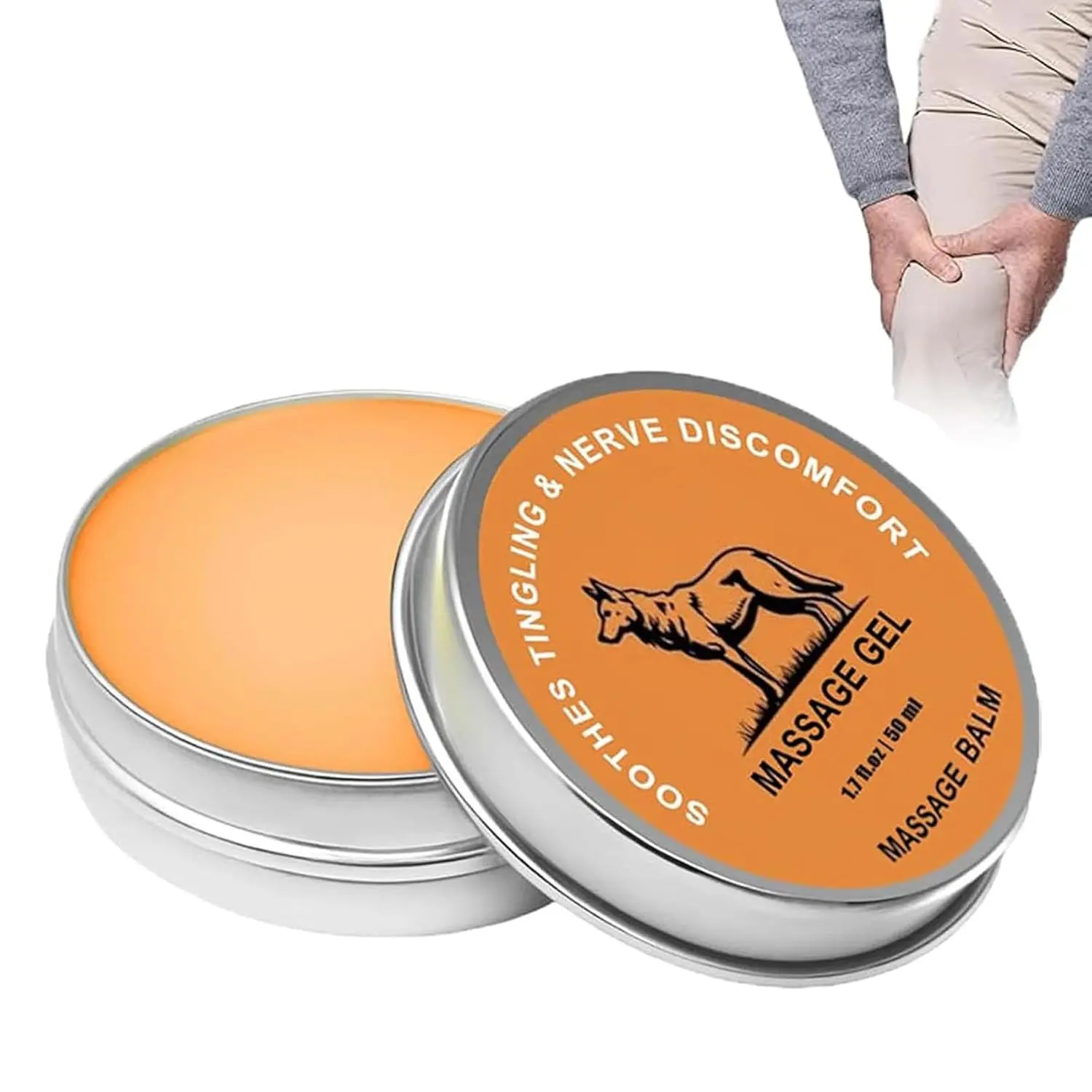 Nerve Relief Balm, Joint & Muscle Soothing Cream, Natural Nerve & Joint Support Balm, Fast-Acting Herbal Formula for Tingling, Burning & Stiffness, Pain Relief, Daily Body Care (1Pcs)