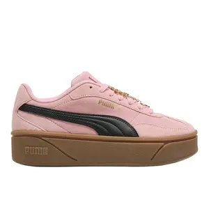 PUMA Womens Club Ii Era Platform Bling Ring Lace Up Sneakers Shoes Casual - Pink