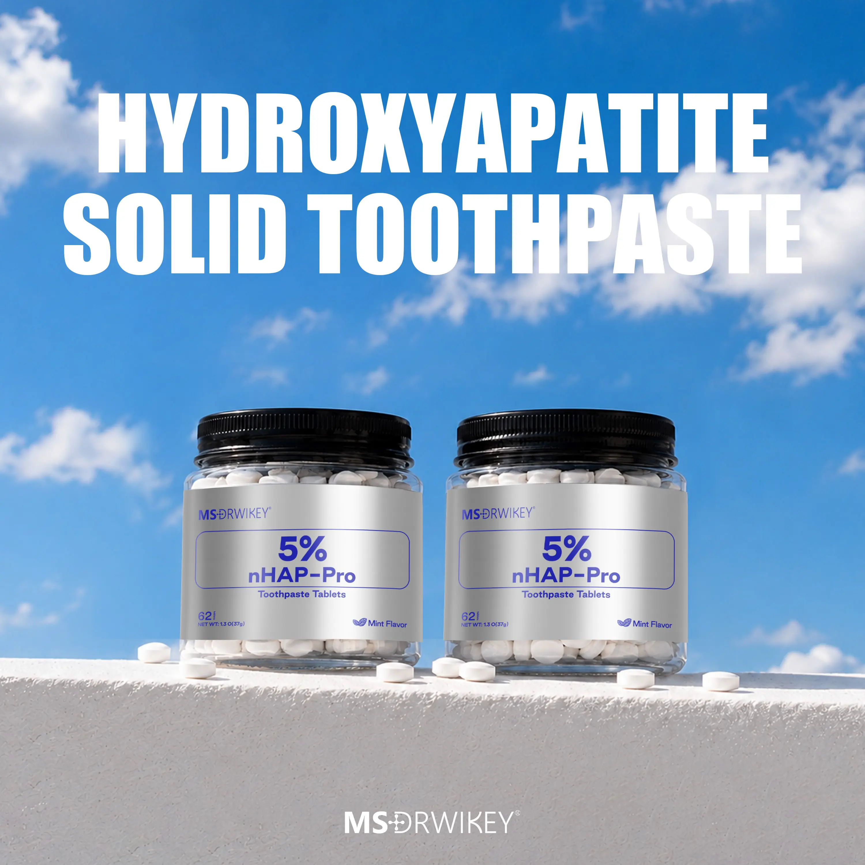 MSDRWIKEY Solid Toothpaste – Fresh Breath & Oral Care