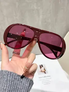 🕶️Y2K Retro Sunglasses for Women - Vintage Butterfly/Clubmaster Trendy Shades, Oversized Face Slimming UV400 Sunnies, 90s Grunge Aesthetic Beach Vacation Driving Accessory, Chunky Plastic Frame Eyewear, Perfect Mother’s Day Gift😎