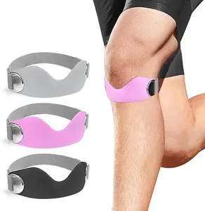 Plus Size Patella Knee Strap for Knee Pain, Anti-Slip Compression for Pain Relief & Stability for Jumpers Knee, Tendonitis, Basketball, Volleyball, Squats-Patellar Tendon Support knee strap