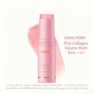 Holiday Gift | PDRN Pink Collagen Volume Balm, All-in-One Korean Anti-Aging Skincare Stick, Youthful-Looking Care for Eyes Lips and Full Face