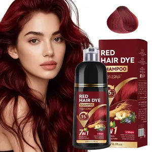 7-in -1 Red Nourishing Shampoo | Repair Hair Color · Soft and Smooth · Multi-effect Nourishing | Hair Care Shampoo Hair Care Solution