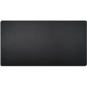 Leather Desk Blotter Pad 34 X 17 Inches, Flat, Non-Slip, Waterproof, Black