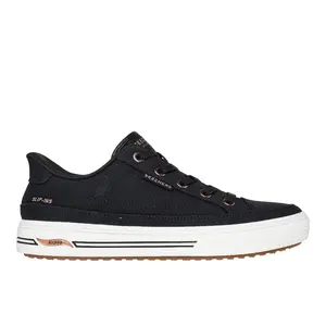 Skechers Womens Slip-Ins Arch Fit Arcade See Ya There Sneakers Shoes Casual - Black