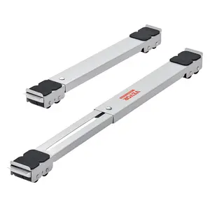【Summervibes】VEVOR Heavy Duty Furniture Appliances Rollers,  660 lbs Total Load, Extendable Appliance Rollers Mobile Washing Machine Base, Fridge Stand Dolly Movers for Refrigerators, Dryers, Dishwashers, White