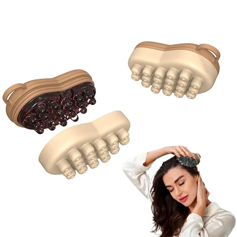 Silicone Ice Therapy Massage Hair Comb, 1 Count Hair Brush with Skin Massage Function, Durable for All Hair Types, Shower Care Comb, Scalp Stimulator