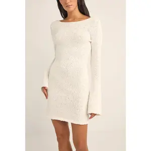 Rhythm Womens Adele Long Sleeve Knit Dress