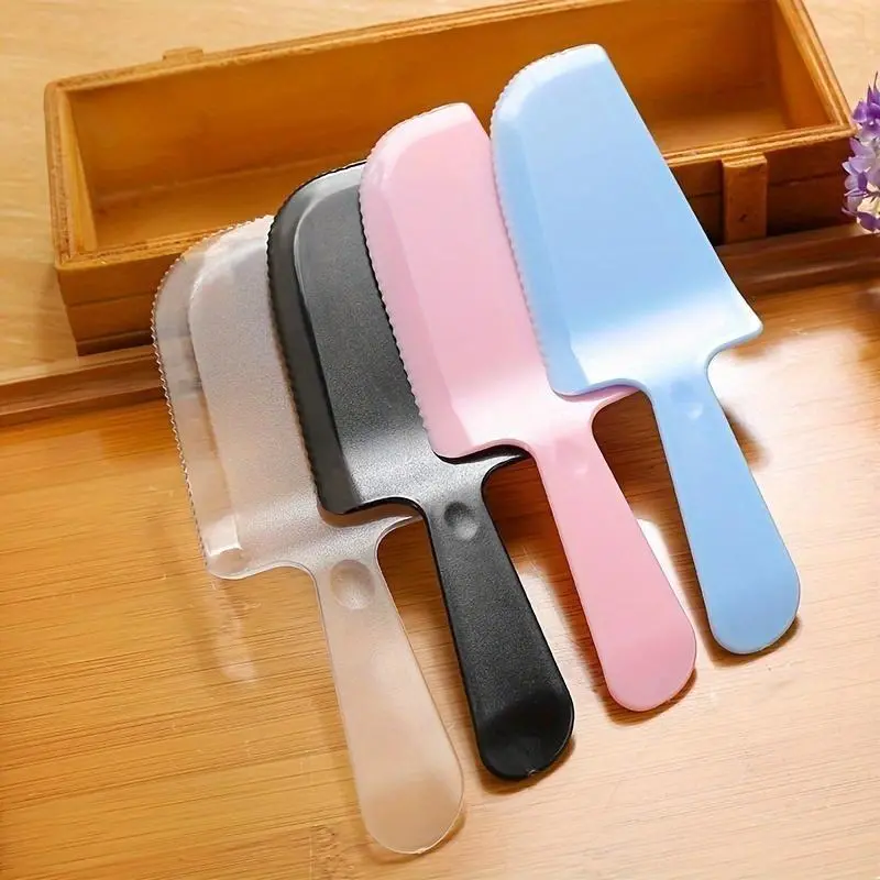 1pc Premium Plastic Cake Knife - Perfect for Baking Fondant Pastry Cookie Cutters Pizza Cheese and Wedding DIY Baking Accessories