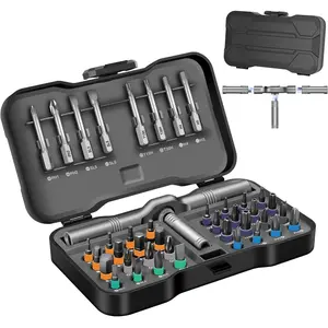 42 in 1   Set, DIY Ratchet  Set, Multi Bit  Drive Set with Detachable Ratchet Handle, Portable Compact Repair Tool Kit