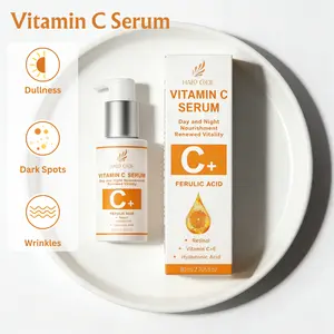 Halo Code Vitamin C Serum with Ferulic Acid - Brightening, Anti-Aging, Wrinkle Reduction, Oil Control, Sensitive Skin Friendly, 80ml care skincare hyaluronic anti-wrinkle deeply hydrate Hydrating Moisturizing Face retinol Face Serum Intense