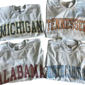 Vintage Varsity College T-Shirt, Michigan Shirt, Alabama Tee, Football Fan TShirt, Classic Top Cotton, College Footbal Shirt