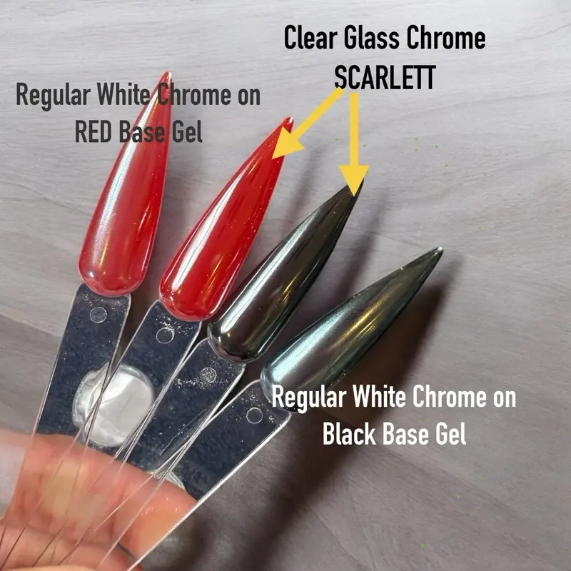 Clear Class Chrome Powder for Nail Design