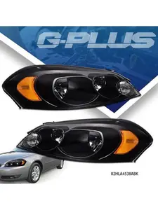 Fit For 06-13 Chevy Impala 06-07 Monte Carlo Corner Left+Right Headlight Assy