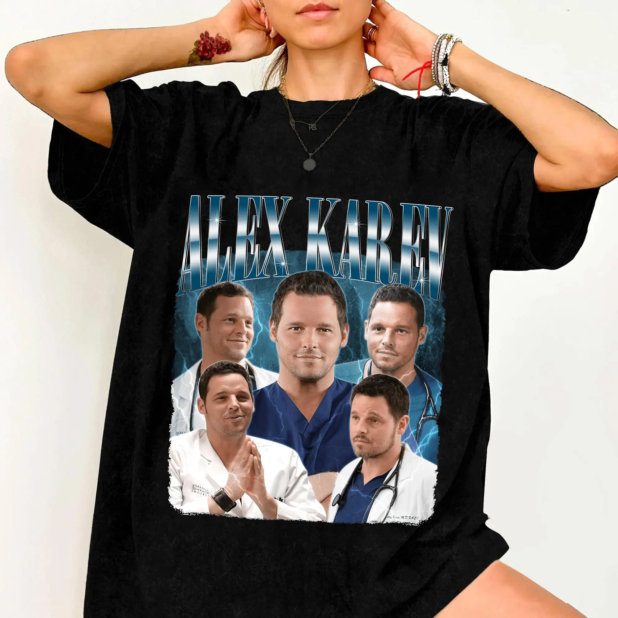 Grey’s Anatomy Alex Karev Vintage Graphic T-Shirt – TV Series Unisex Tee