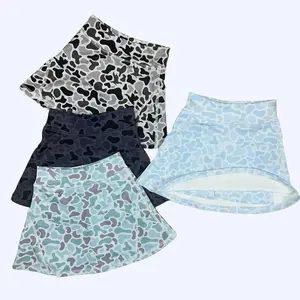 MOM and Me Girl's Camo Yoga Skirt – Stylish, Comfy & Ready for Adventure Cute Kids Clothes