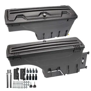 G-PLUS Truck Bed Storage Box Toolbox LH & RH Fit For 02-18 Dodge Ram 1500 2500 3500