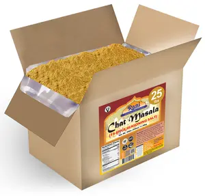 Rani Chat Masala (14 Spice Seasoning Salt) Tangy Indian Seasoning 400oz (25lbs) 11.36kg Bulk Box ~ All Natural | No MSG | Vegan | Gluten Friendly