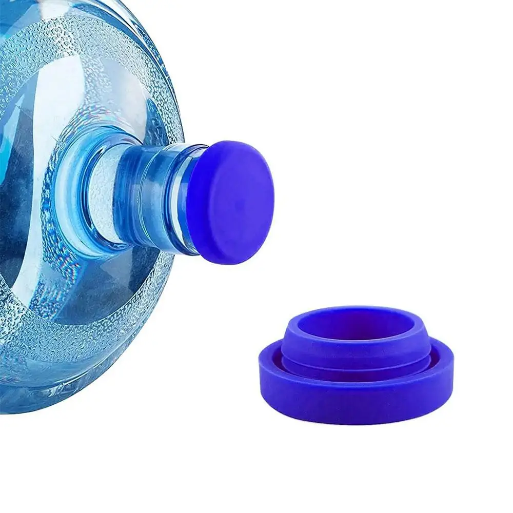 Silicone Water Jug Cap for 5 Gallon Water Jug, 1/3 Counts Reusable Water Bottle Caps, Spill-proof Water Dispenser Cap Replacement, Water Jug Accessori