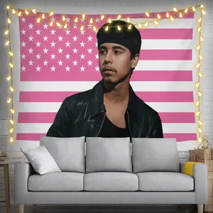 [Music Cornejo Tapestry] Ivan Music Cornejo Tapestry Flag Poster |   Interesting National Flag Indoor And Outdoor Decoration Wall Aesthetic Art Home Decoration Supplies For Dormitory Living Room Bedroom