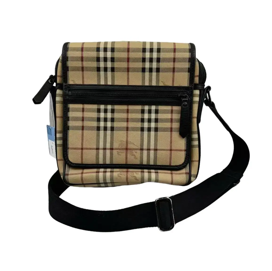 Pre-owned BURBERRY H6 h3 leather presbyopic coating cross body bag 62002