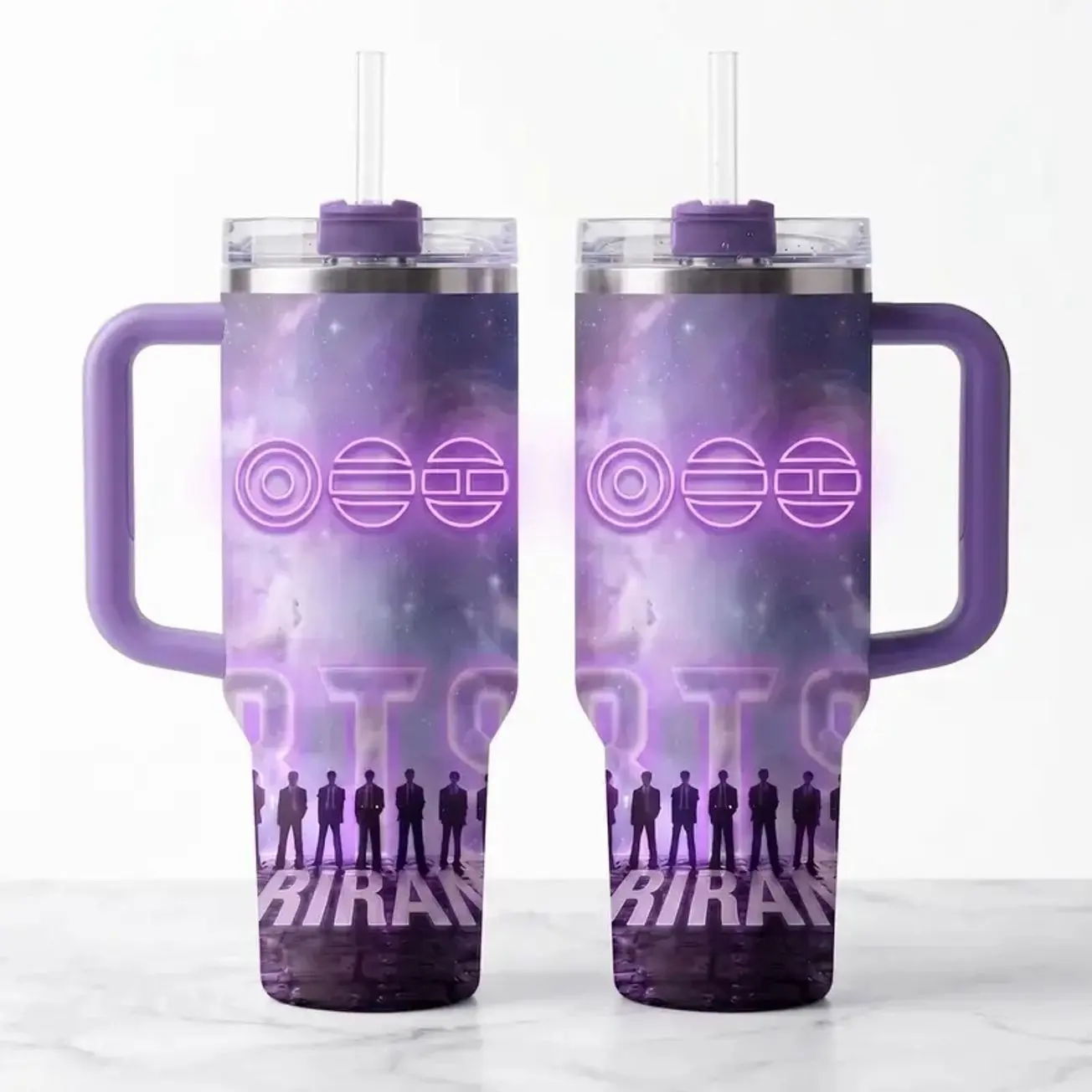 Arirang World Tour 2026 KPOP Inspired Tumbler 40oz/20oz Cup, Fans Merch, Insulated Travel Mug with Straw Lid, Gift for fans